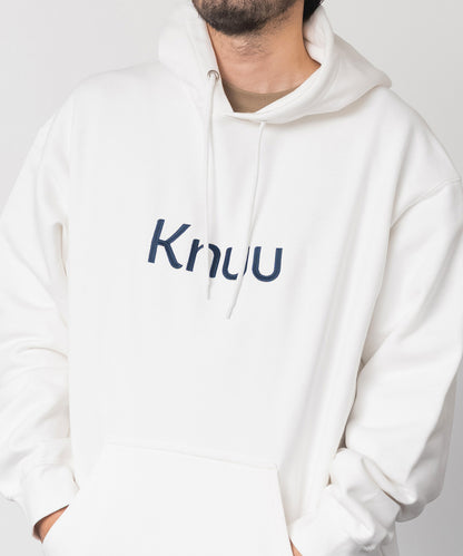 Big Logo Heavy Hooded Sweatshirt / WHITE
