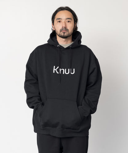 Big Logo Heavy Hooded Sweatshirt / BLACK