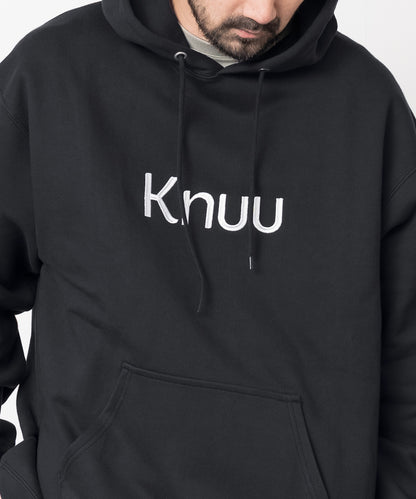 Big Logo Heavy Hooded Sweatshirt / BLACK