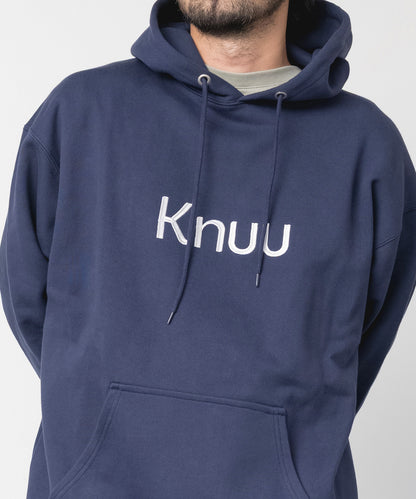 Big Logo Heavy Hooded Sweatshirt / NAVY