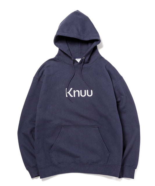 Big Logo Heavy Hooded Sweatshirt / NAVY