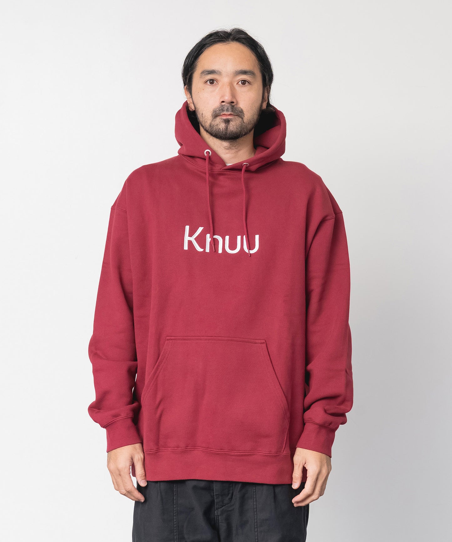 Big Logo Heavy Hooded Sweatshirt / MAROON