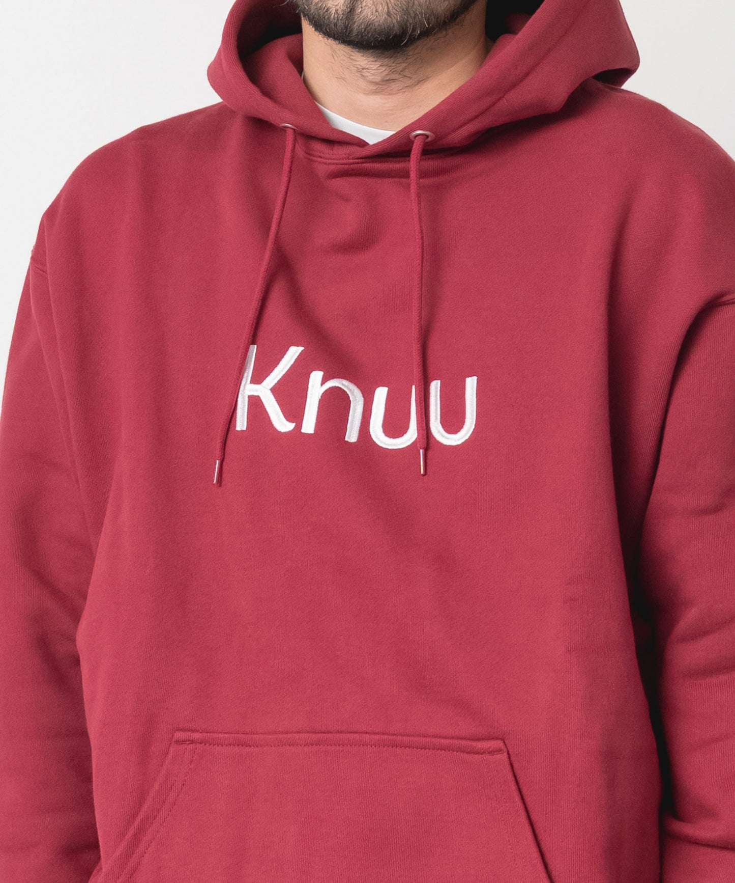 Big Logo Heavy Hooded Sweatshirt / MAROON