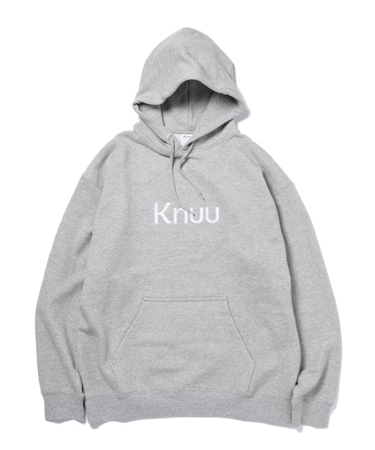Big Logo Heavy Hooded Sweatshirt / HEATHER GRAY