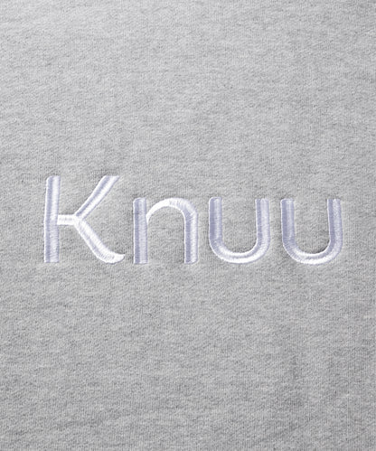 Big Logo Heavy Hooded Sweatshirt / HEATHER GRAY