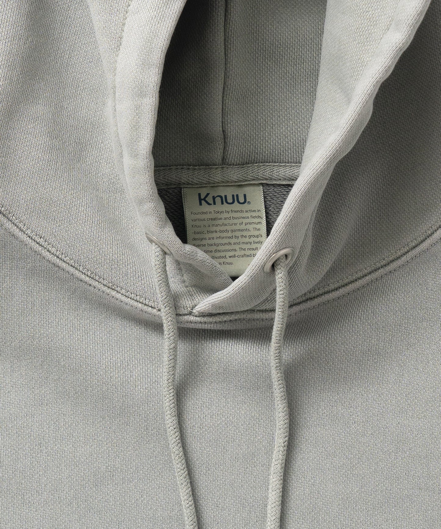 Heavy Hooded Pigment Dye Sweatshirt / SAGE GREEN