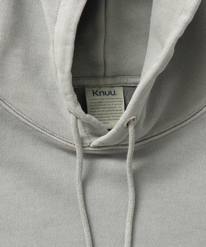 Heavy Hooded Pigment Dye Sweatshirt / SAGE GREEN