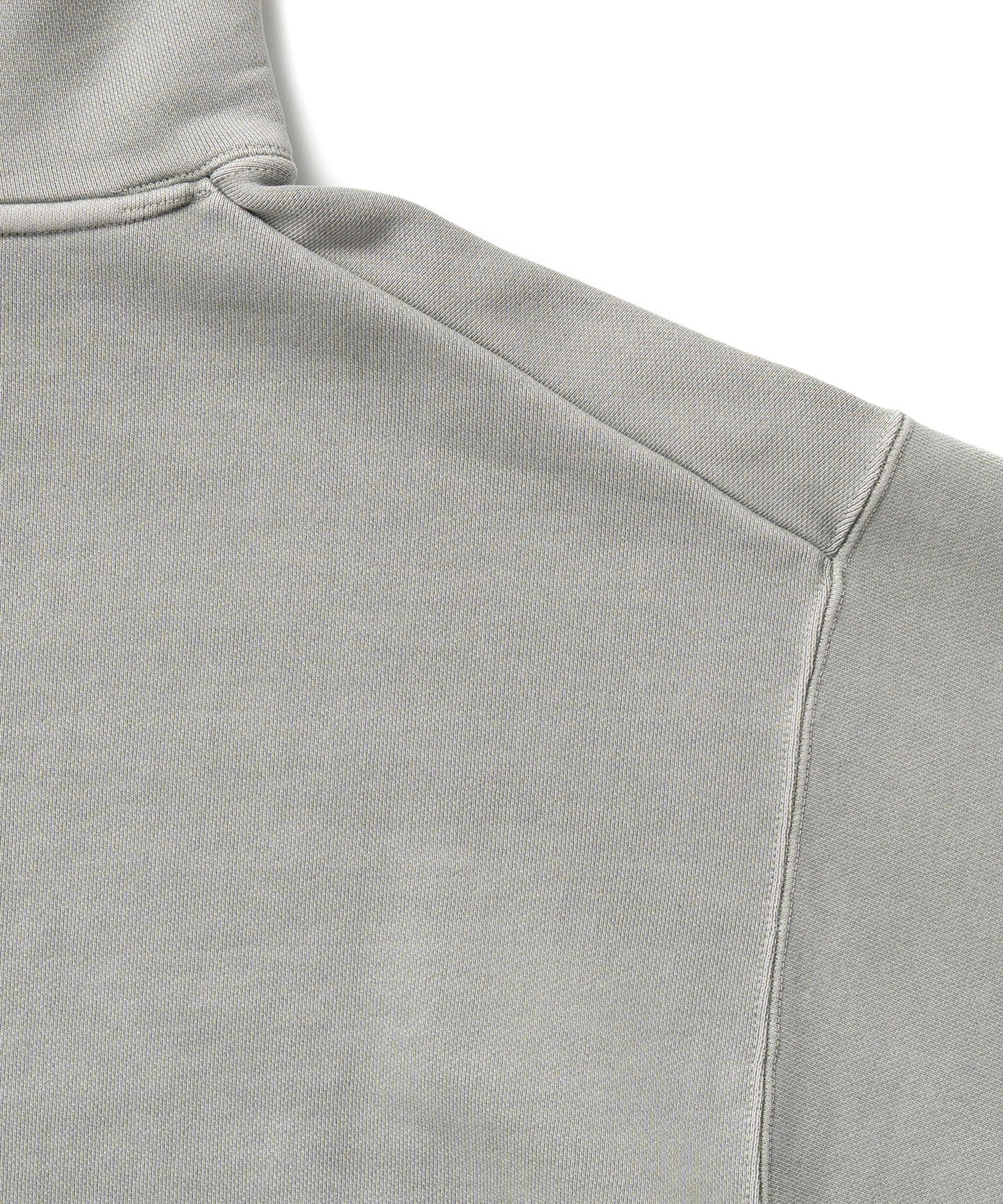 Heavy Hooded Pigment Dye Sweatshirt / SAGE GREEN