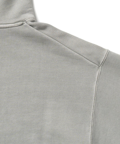 Heavy Hooded Pigment Dye Sweatshirt / SAGE GREEN