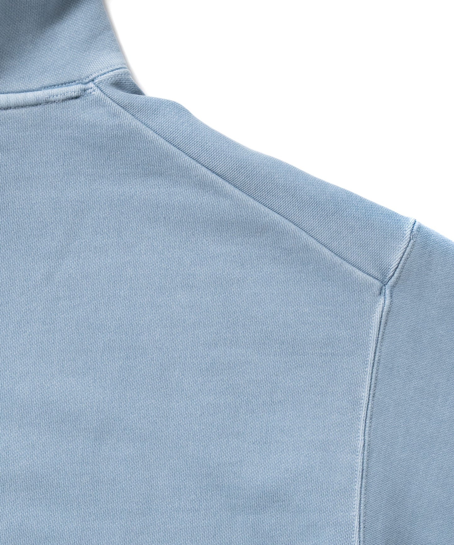 Heavy Hooded Pigment Dye Sweatshirt / LIGHT BLUE