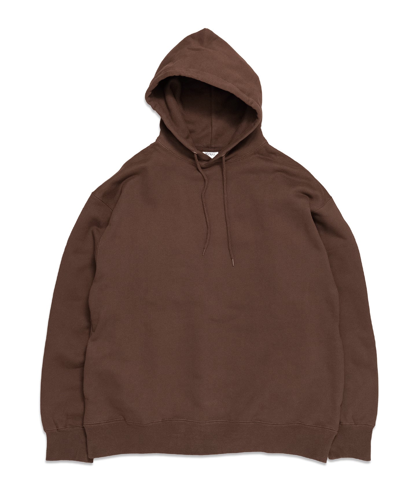 Heavy Hooded Sweatshirt - Seam Pocket / BROWN