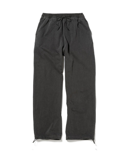 Pigment Dye Jersey Pants / BLACK - BLACK