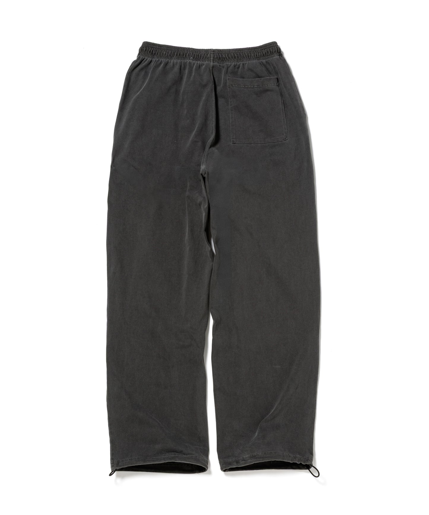 Pigment Dye Jersey Pants / BLACK