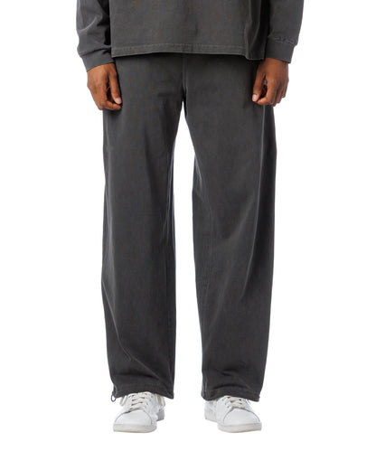 Pigment Dye Jersey Pants / BLACK