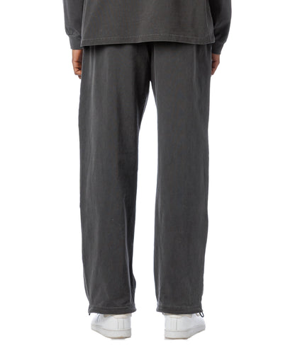 Pigment Dye Jersey Pants / BLACK