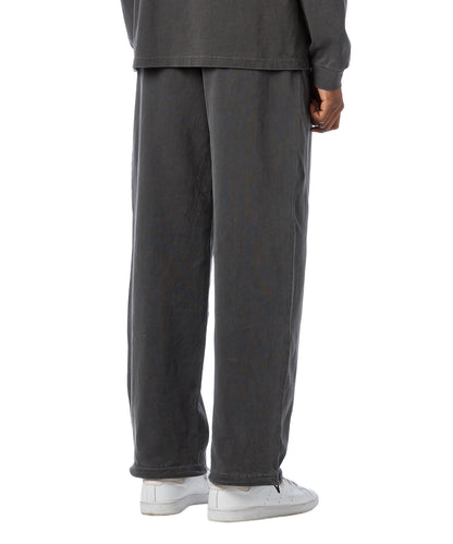 Pigment Dye Jersey Pants / BLACK