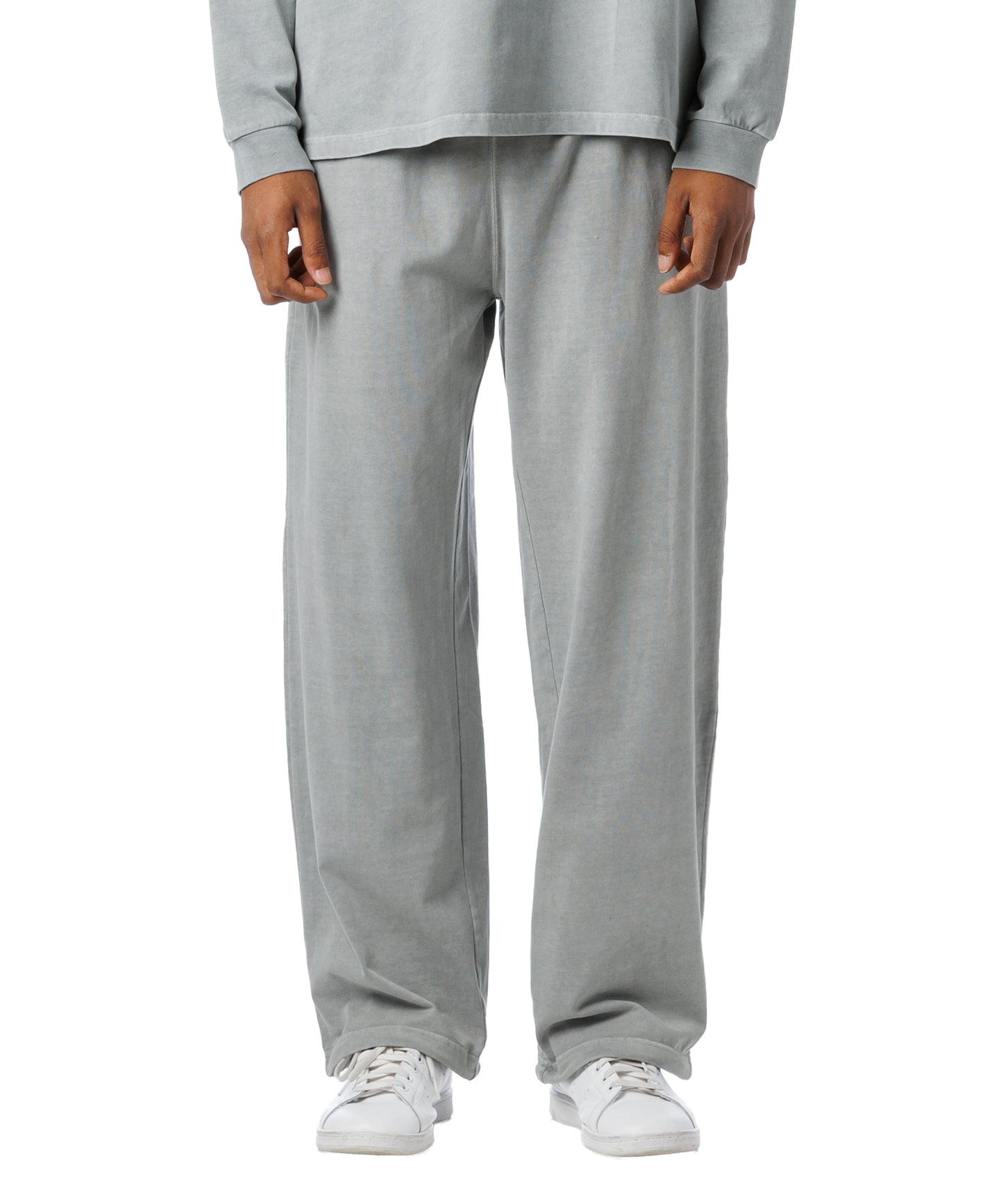 Pigment Dye Jersey Pants / GRAY