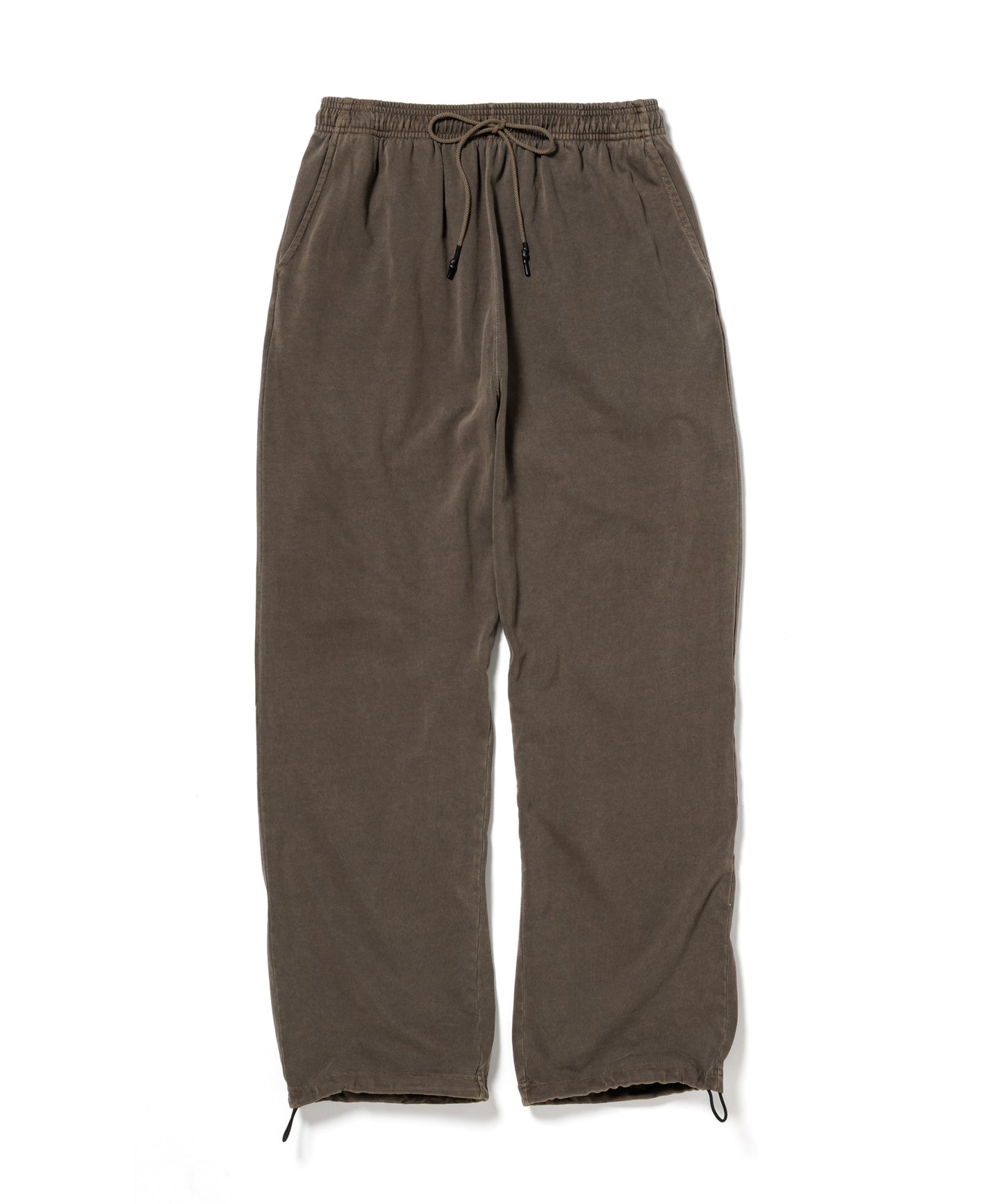 Pigment Dye Jersey Pants / BROWN