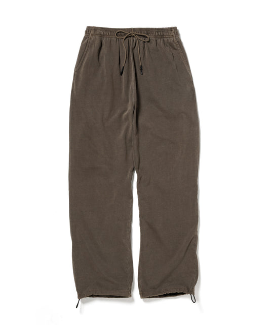 Pigment Dye Jersey Pants / BROWN