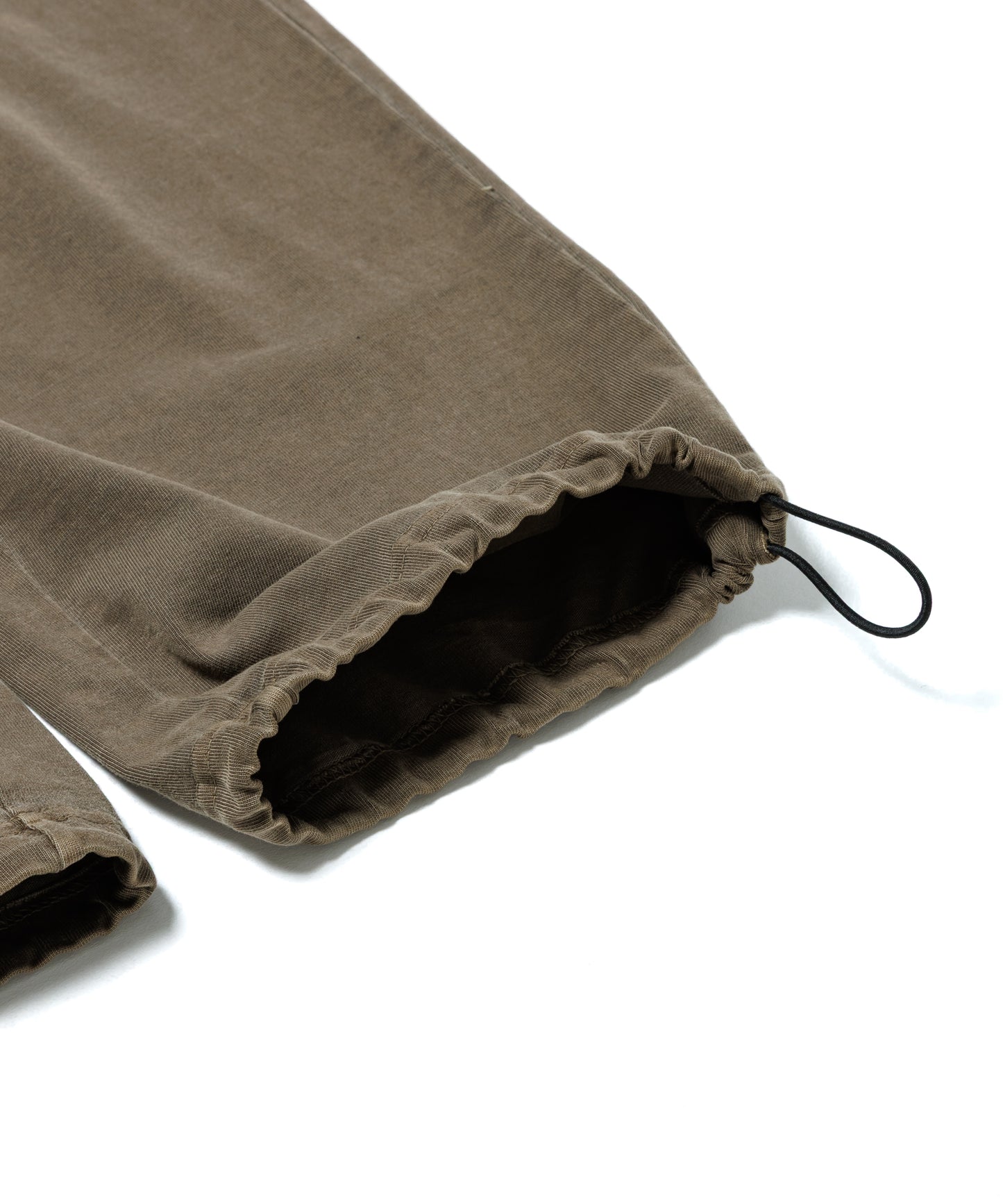 Pigment Dye Jersey Pants / BROWN