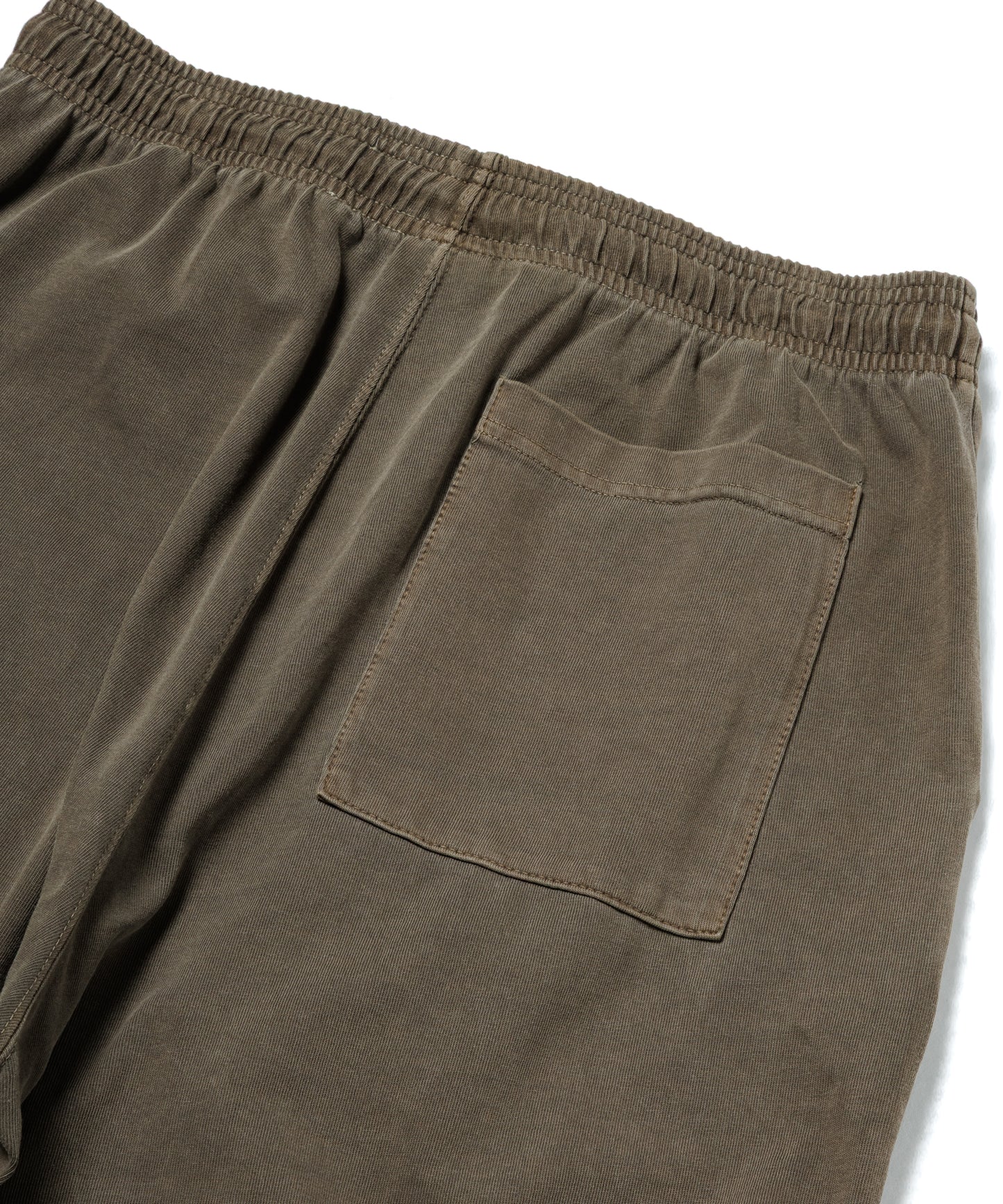 Pigment Dye Jersey Pants / BROWN