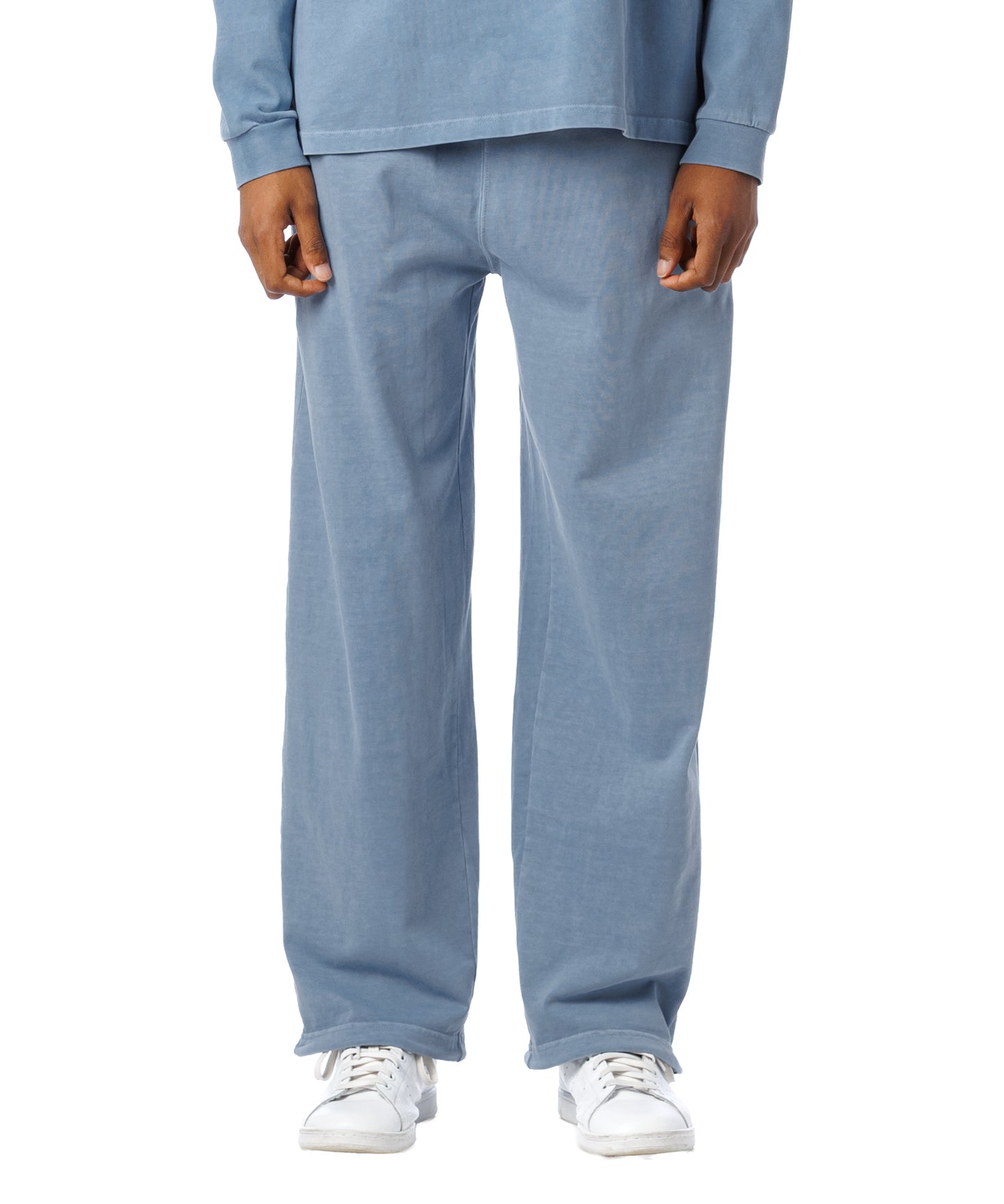 Pigment Dye Jersey Pants / LIGHT BLUE