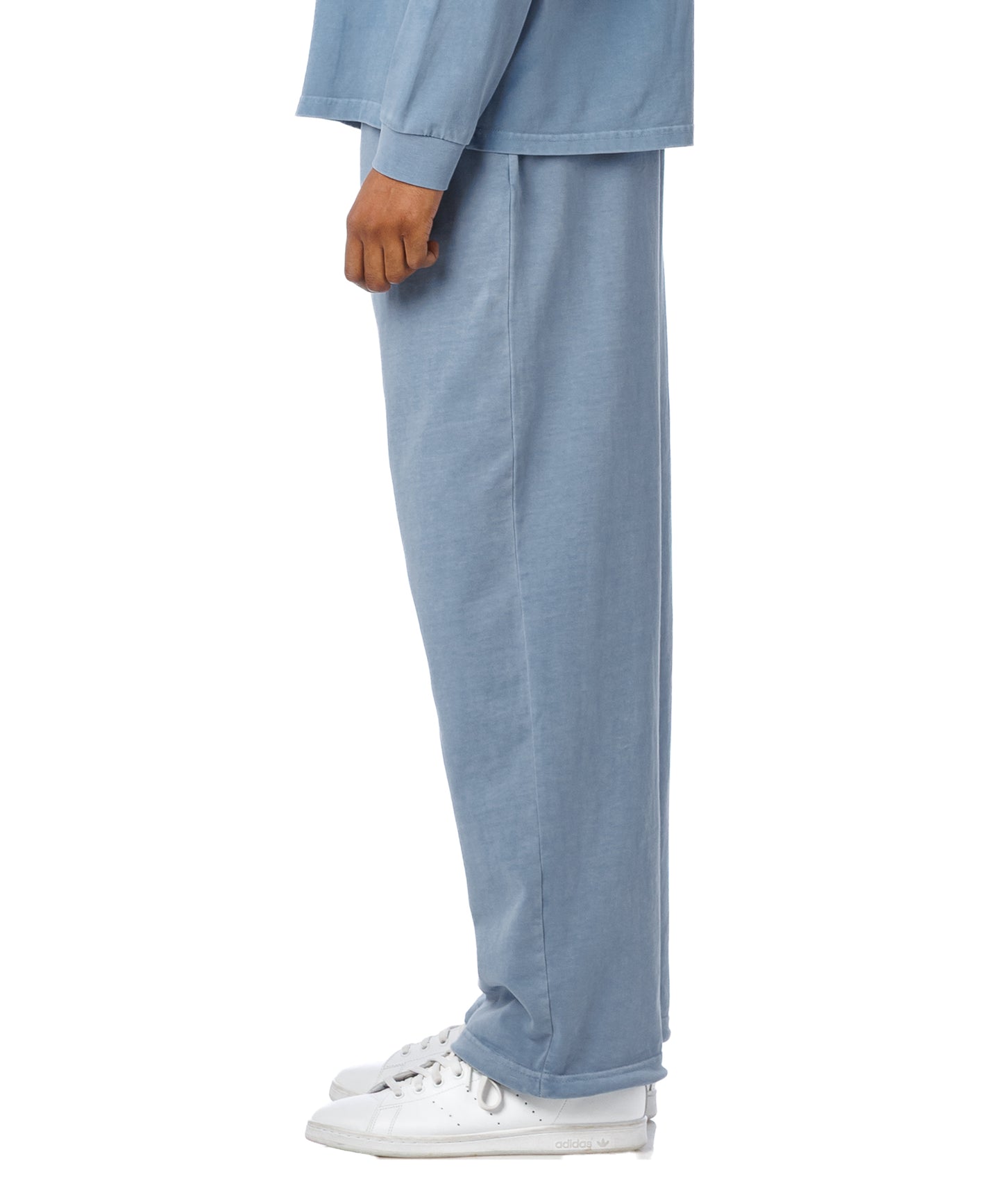 Pigment Dye Jersey Pants / LIGHT BLUE