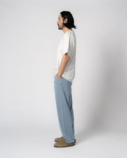 Pigment Dye Jersey Pants / LIGHT BLUE