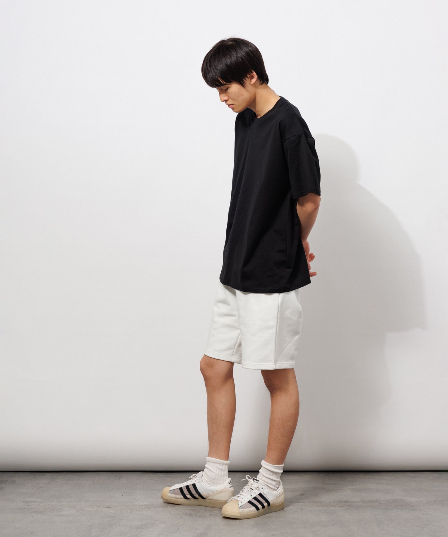 Heavy Sweat Shorts / WHITE