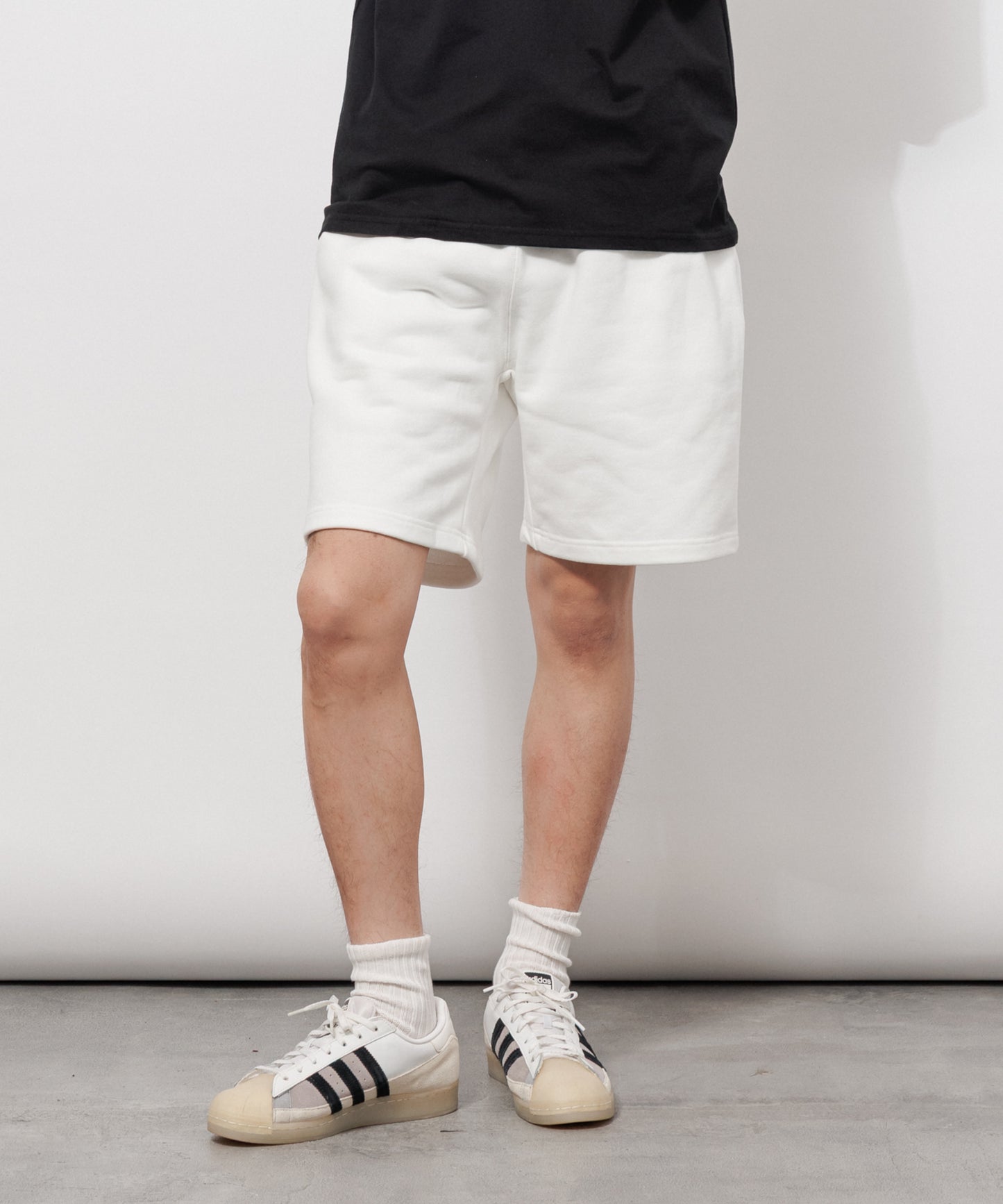 Heavy Sweat Shorts / WHITE