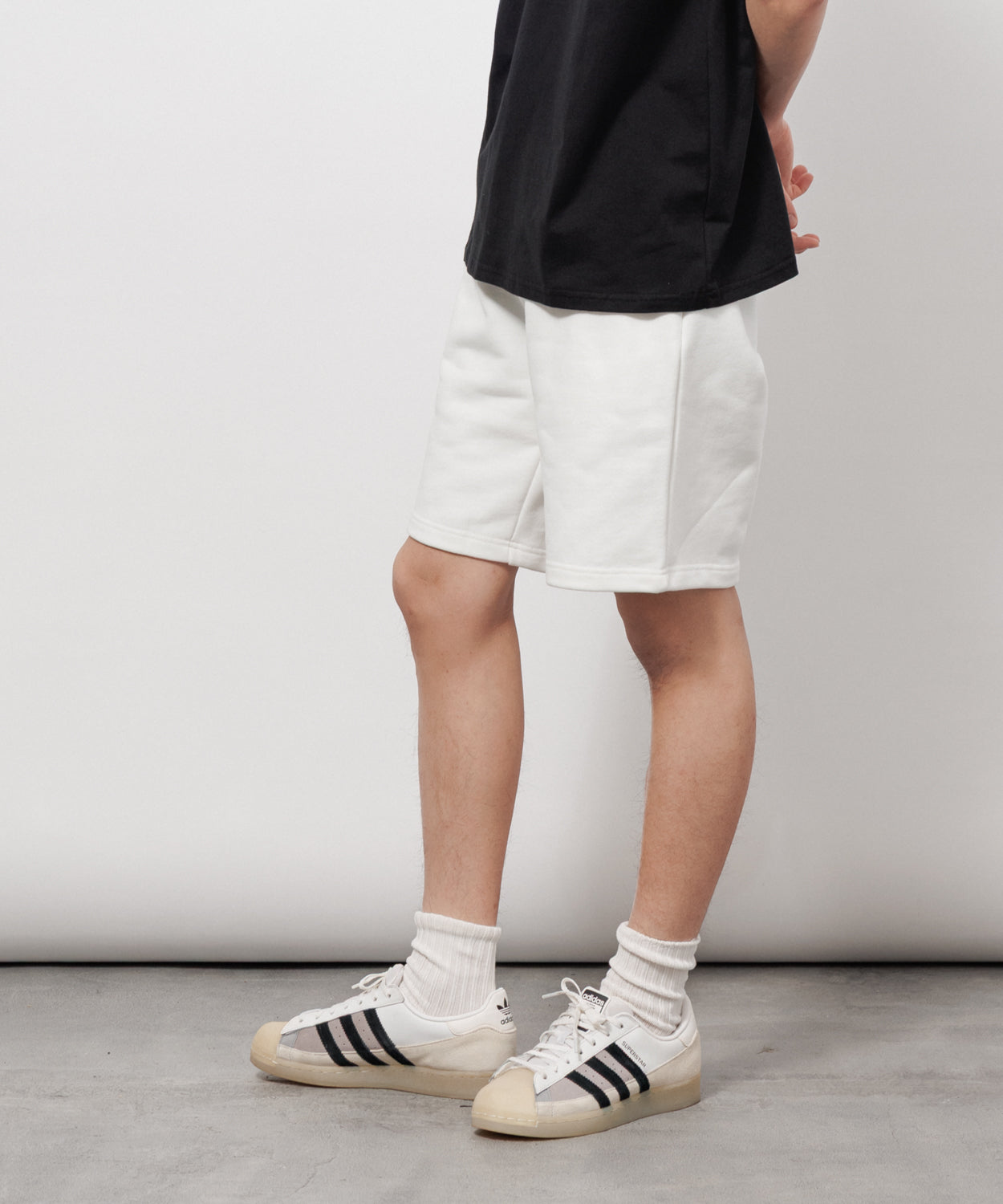 Heavy Sweat Shorts / WHITE