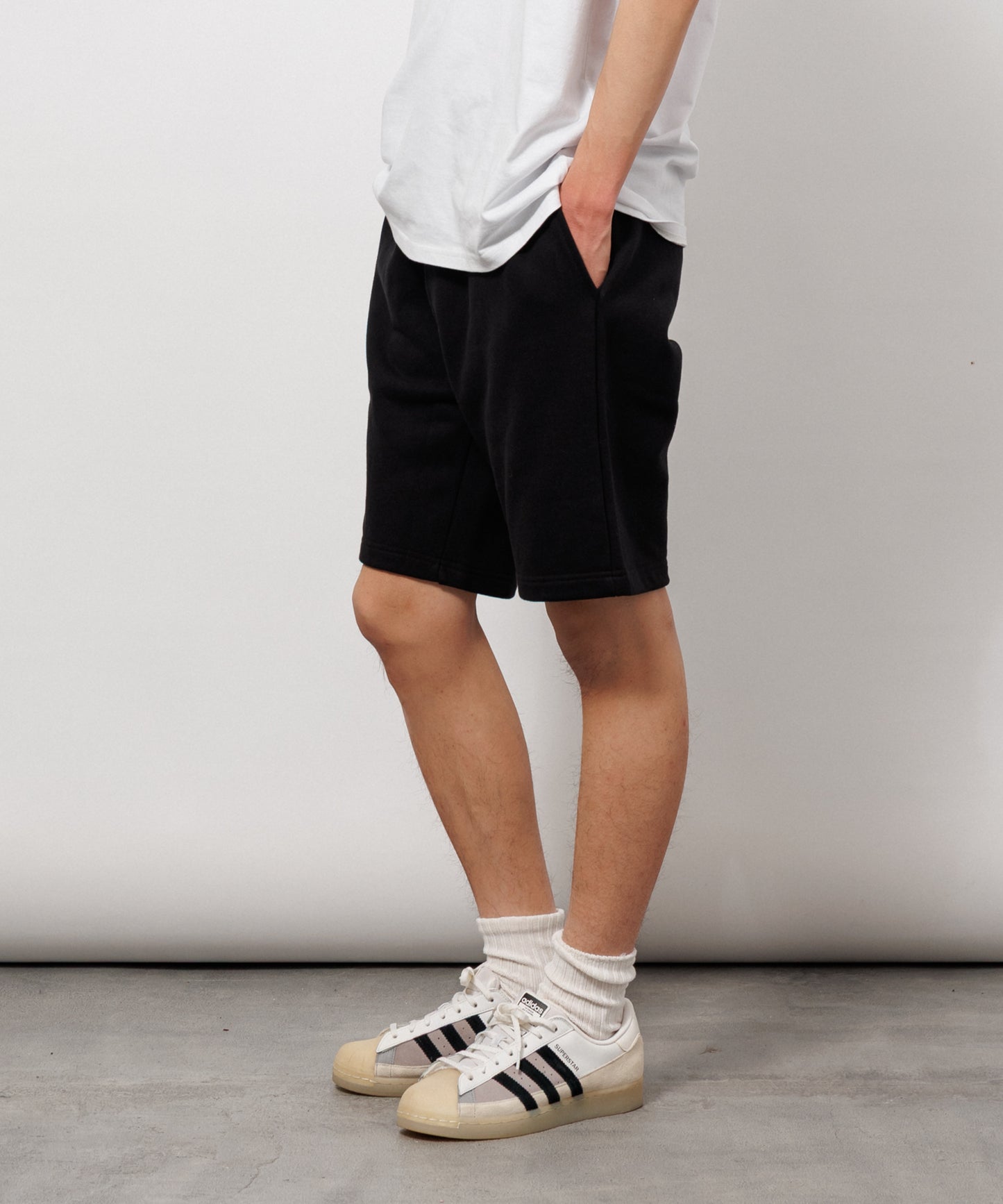 Heavy Sweat Shorts / BLACK