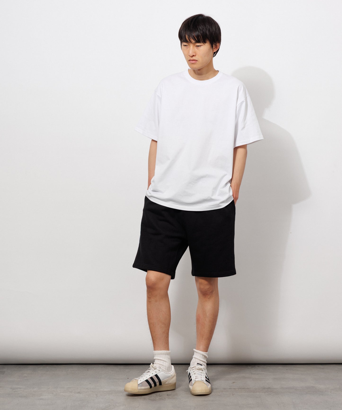 Heavy Sweat Shorts / BLACK