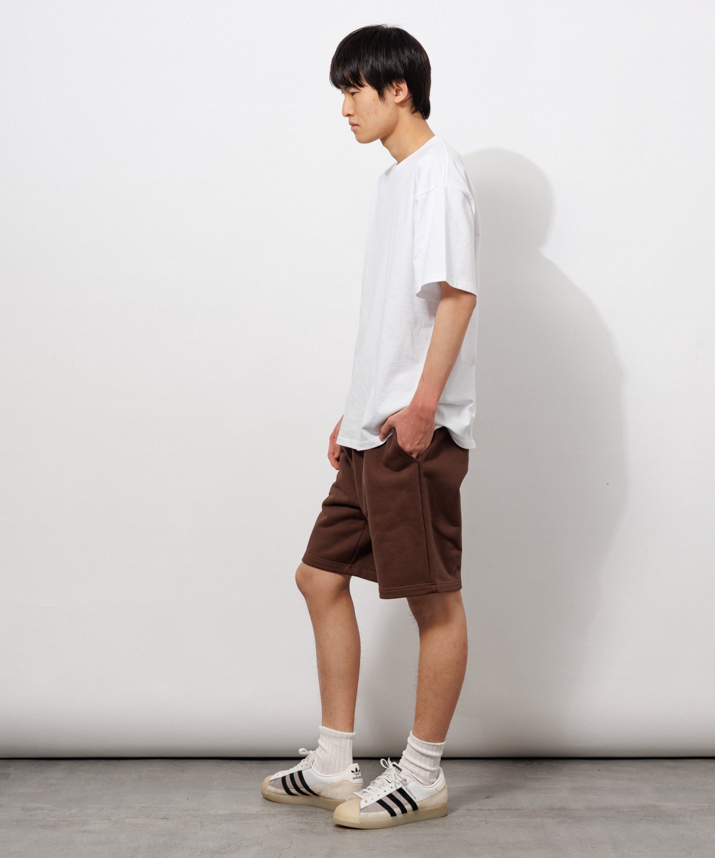 Heavy Sweat Shorts / BROWN