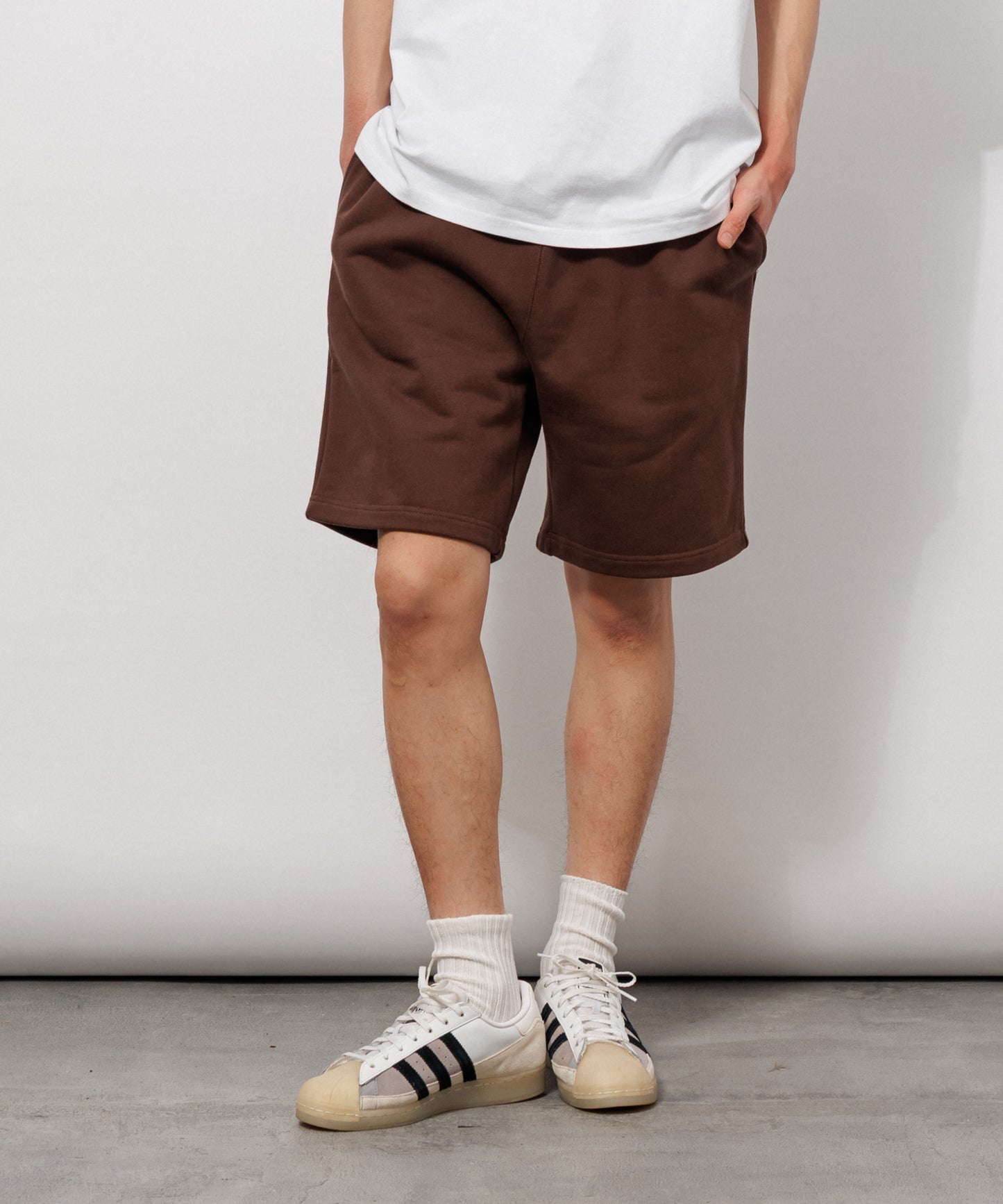 Heavy Sweat Shorts / BROWN