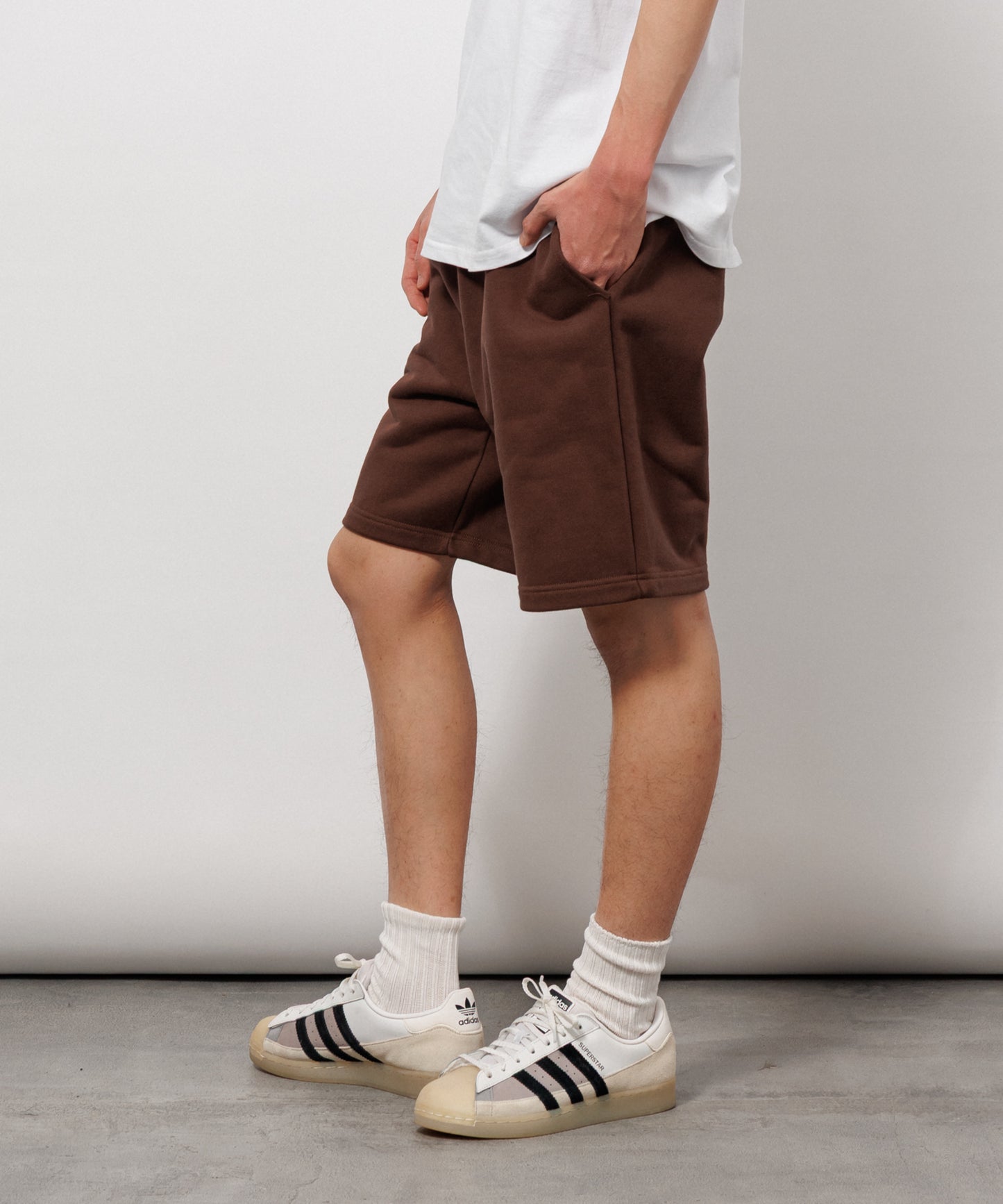Heavy Sweat Shorts / BROWN
