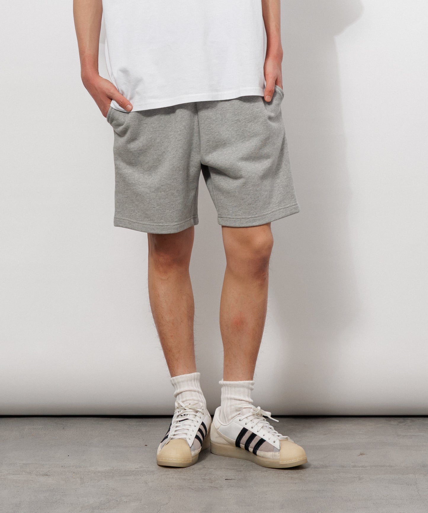 Heavy Sweat Shorts / HEATHER GRAY
