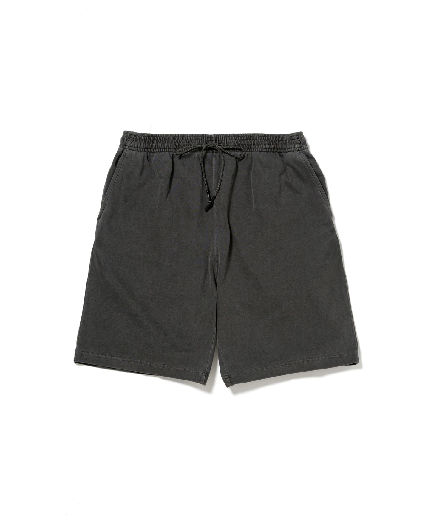 Pigment Dye Jersey Shorts / BLACK