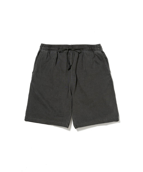 Pigment Dye Jersey Shorts / BLACK - BLACK
