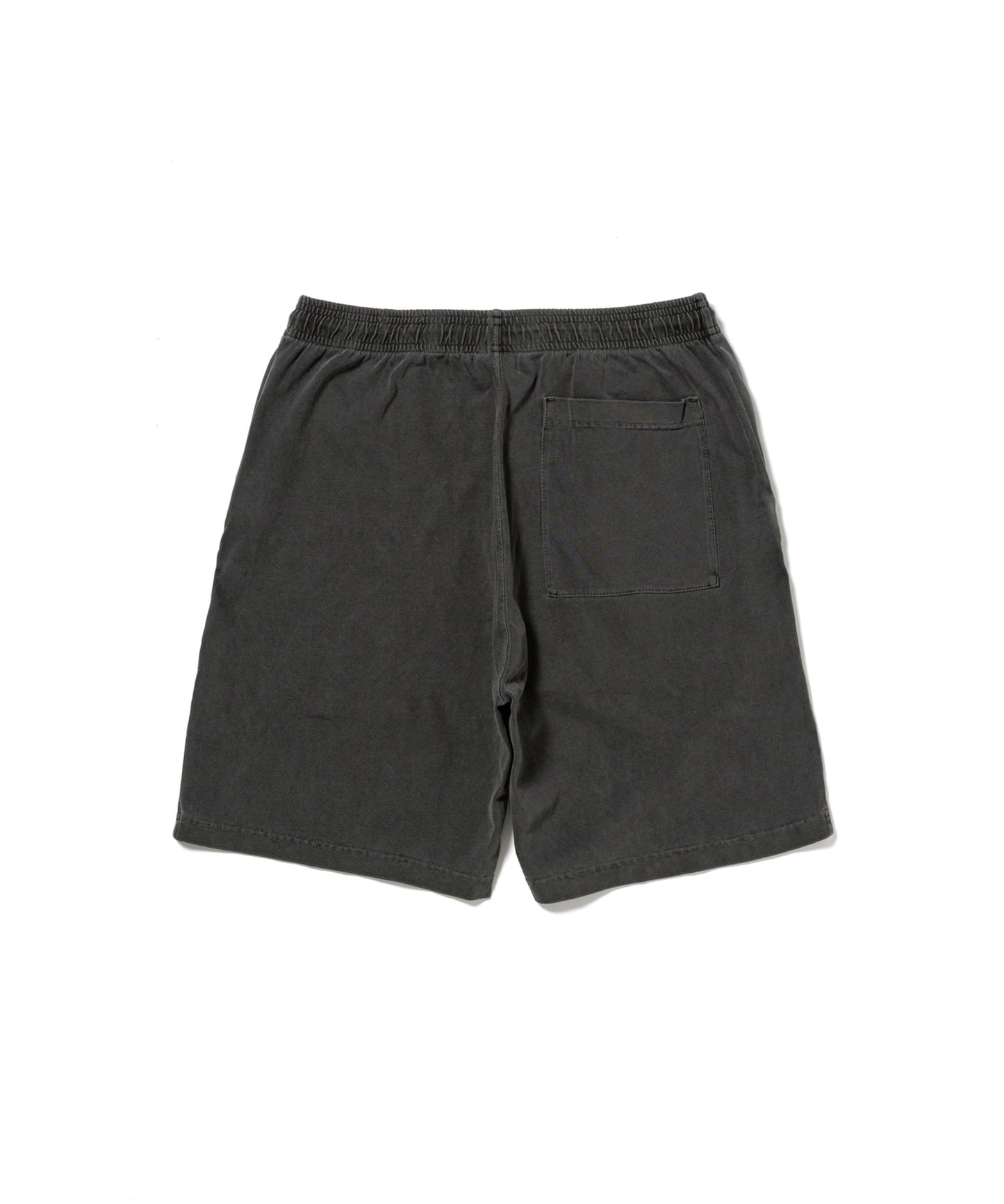 Pigment Dye Jersey Shorts / BLACK