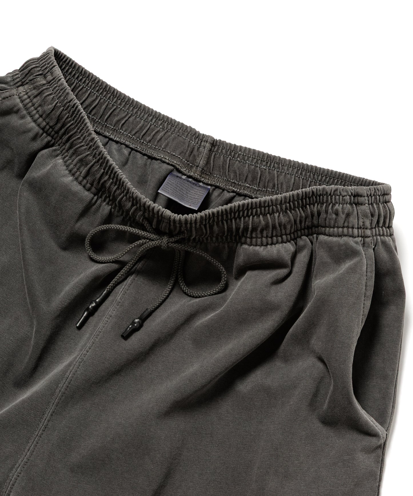 Pigment Dye Jersey Shorts / BLACK