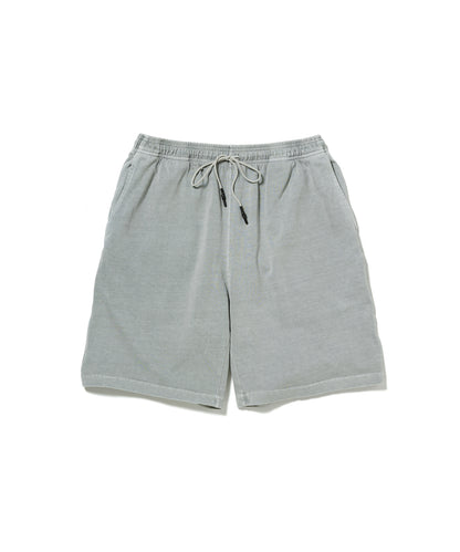 Pigment Dye Jersey Shorts / GRAY