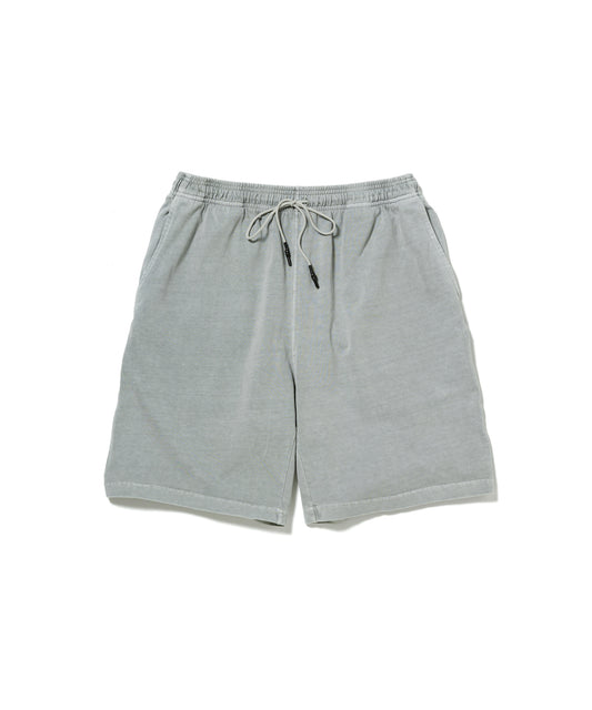 Pigment Dye Jersey Shorts / GRAY
