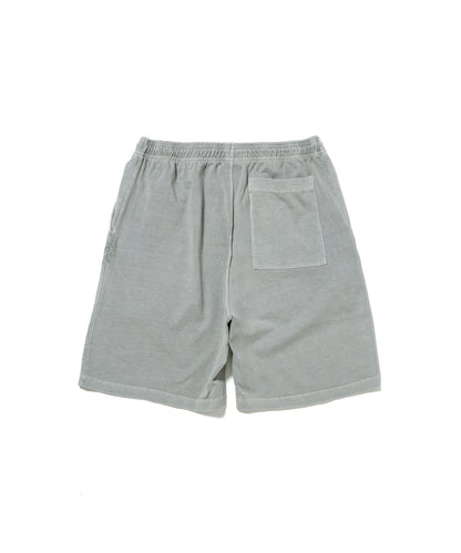 Pigment Dye Jersey Shorts / GRAY