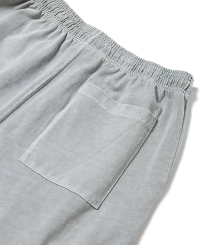Pigment Dye Jersey Shorts / GRAY