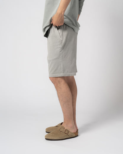 Pigment Dye Jersey Shorts / GRAY