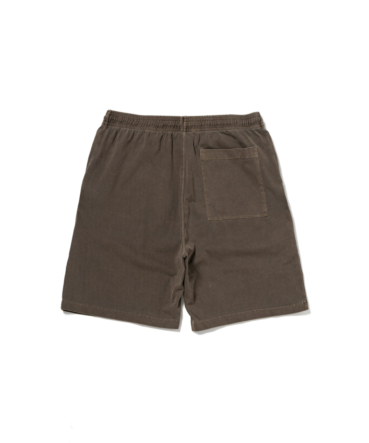 Pigment Dye Jersey Shorts / BROWN