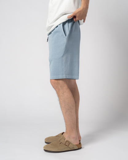 Pigment Dye Jersey Shorts / LIGHT BLUE