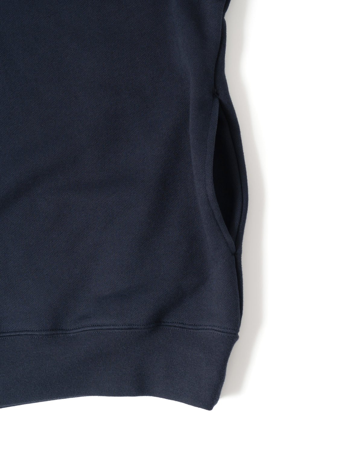 Heavy Half Zip Sweatshirt - Seam Pocket / DARK NAVY