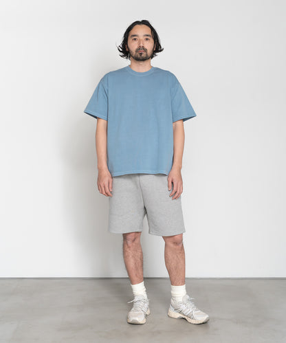 Heavy Crewneck Pigment Dye T-Shirt / LIGHT BLUE